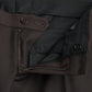 Dolce & Gabbana Dark Brown Wool Slim Fit Formal Pants