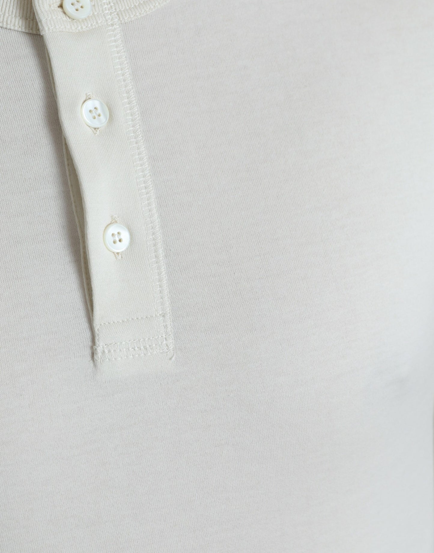 Dolce & Gabbana Elegant Off White Cotton Sweater