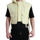 Dolce & Gabbana Sunshine Yellow Hooded Vest Jacket
