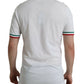 Dolce & Gabbana Elegant White Cotton Polo with Logo Detail