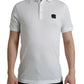 Dolce & Gabbana Elegant White Cotton Polo T-Shirt