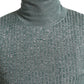 Dolce & Gabbana Elegant Green Turtleneck Pullover Sweater