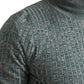 Dolce & Gabbana Elegant Green Turtleneck Pullover Sweater