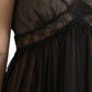Dolce & Gabbana Elegant Chiffon Silk Blend Mini Dress