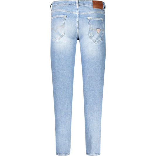 Guess Jeans Light Blue Cotton Jeans & Pant