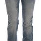 Costume National Chic Blue Slim Fit Designer Jeans