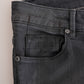 Acht Sleek Gray Slim-Fit Designer Jeans