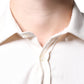 AGLINI Off White Cotton Collared Men Formal Dress Shirt