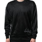 Dolce & Gabbana Black Polyester Pullover Sweatshirt Sweater