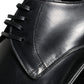 Dolce & Gabbana Black Leather Derby Formal Dress Shoes