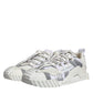 Dolce & Gabbana White Lace Up Low Top NS1 Sneakers Shoes