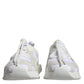 Dolce & Gabbana White Mesh Sorrento Trekking Sneakers Shoes