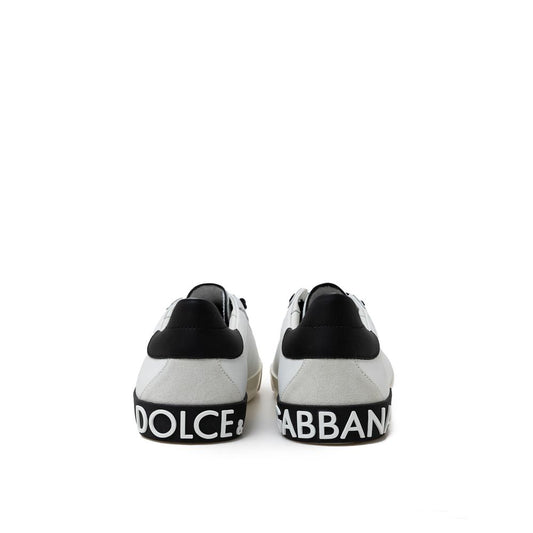 Dolce & Gabbana White Leather Sneaker