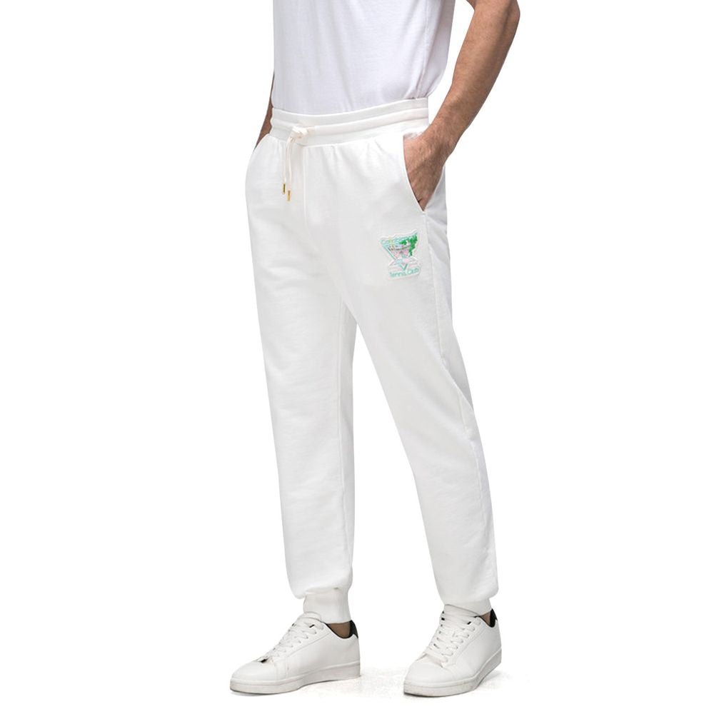 Casablanca White Cotton Jeans & Pant