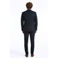 Baldinini Trend Blue Wool Suit