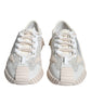 Dolce & Gabbana White Lace NS1 Low Top Sneaker Sports Shoes