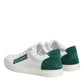 Dolce & Gabbana White London Calf Leather Sneakers Shoes