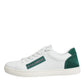 Dolce & Gabbana White London Calf Leather Sneakers Shoes