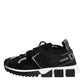 Dolce & Gabbana Black Mesh Sorrento Trekking Sneakers Shoes