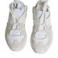 Dolce & Gabbana White Mesh Sorrento Trekking Sneakers Shoes