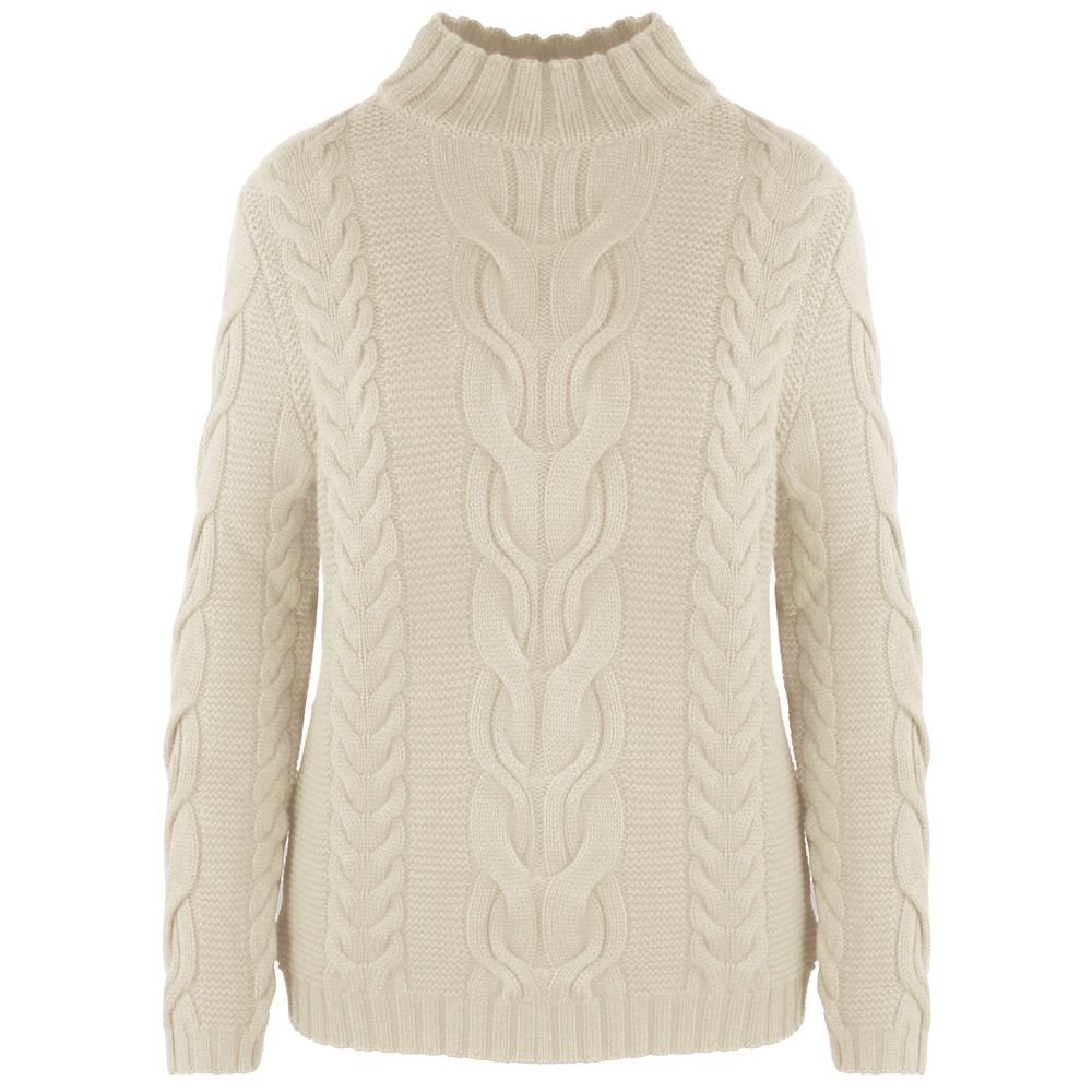 Malo Beige Wool Women Sweater