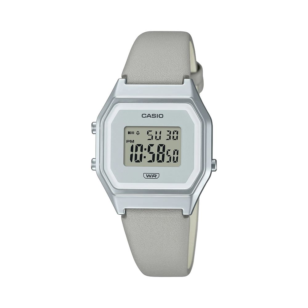 Casio Gray Leather Watch