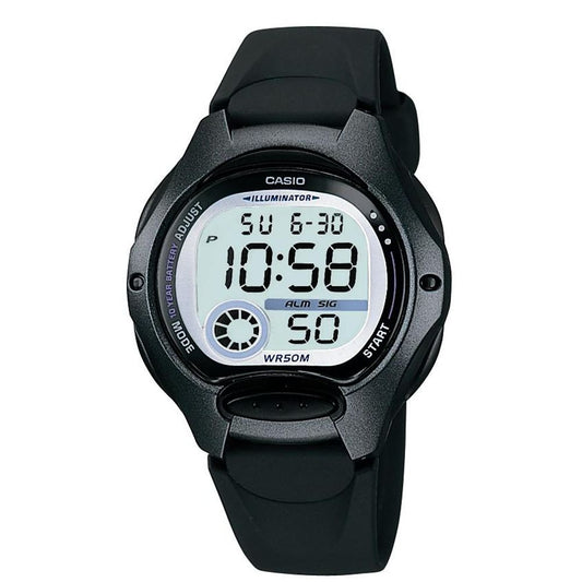 Casio Black Resin Watch