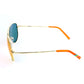 Polaroid Gold Metal Sunglasses