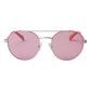 Polaroid Pink Metal Sunglasses