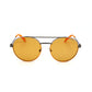 Polaroid Yellow Metal Sunglasses