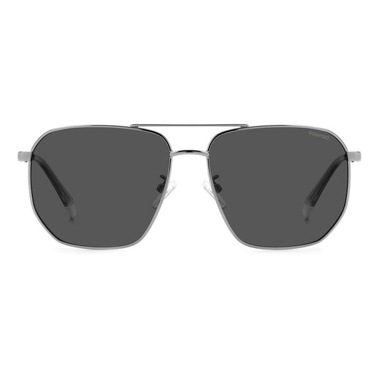 Polaroid Gray Metal Sunglasses