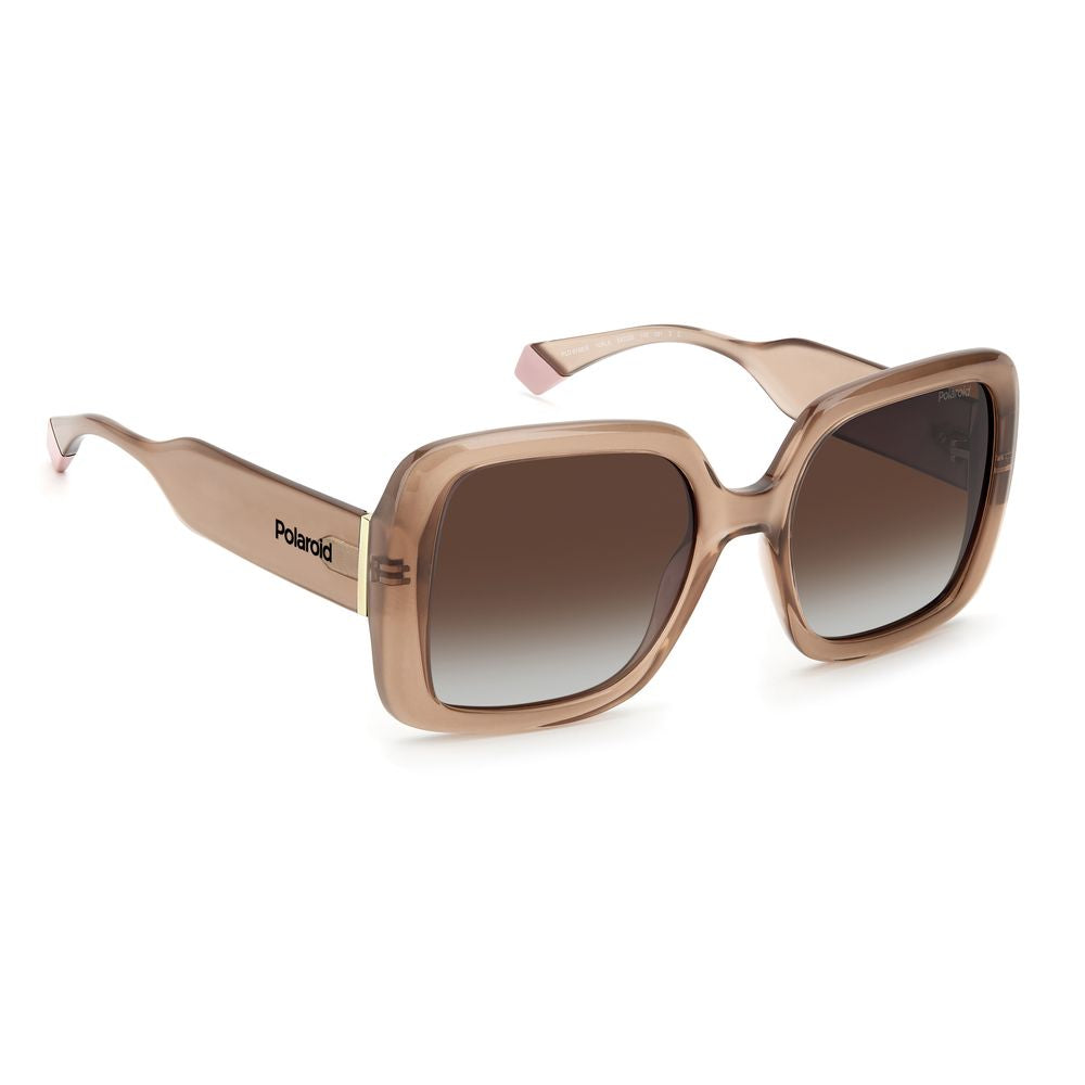 Polaroid Beige Resin Sunglasses