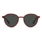 Polaroid Red Metal Sunglasses