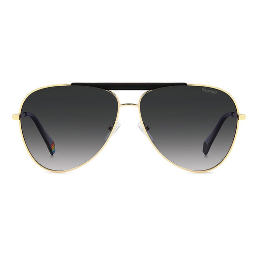 Polaroid Black Metal Sunglasses