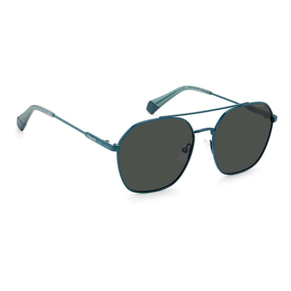 Polaroid Blue Stainless Steel Sunglasses