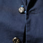 Dolce & Gabbana Blue Notch Single Breasted Dress Coat Blazer