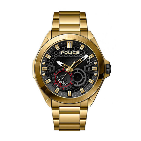 Police Gold Stainless Steel Watch