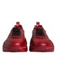 Dolce & Gabbana Red Daymaster Low Top Sneakers Shoes