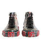 Dolce & Gabbana Multicolor Camouflage High Top Sneakers Shoes