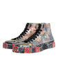 Dolce & Gabbana Multicolor Camouflage High Top Sneakers Shoes