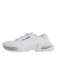 Dolce & Gabbana White Airmaster Low Top Men Sneakers Shoes