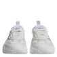 Dolce & Gabbana White Nylon Daymaster Low Top Sneakers Shoes