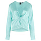 PINKO Green Silk Sweater