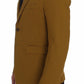 Dolce & Gabbana Elegant Yellow Cotton Blend Casual Blazer