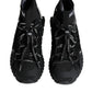 Dolce & Gabbana Black Sorrento Socks Logo Sneakers Shoes