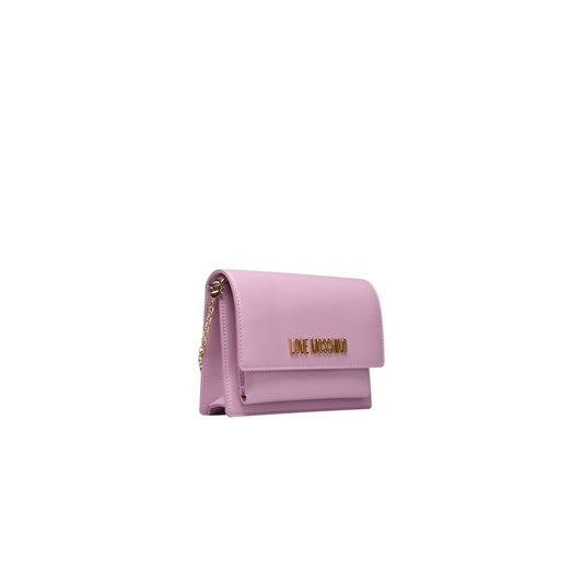 Love Moschino Purple Polyethylene Women Crossbody