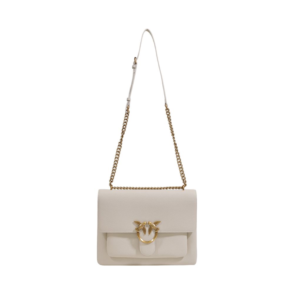 PINKO White Leather Handbag