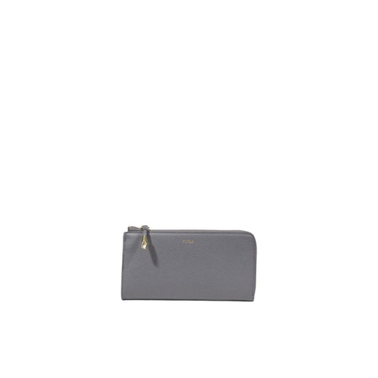 Furla Gray Leather Wallet