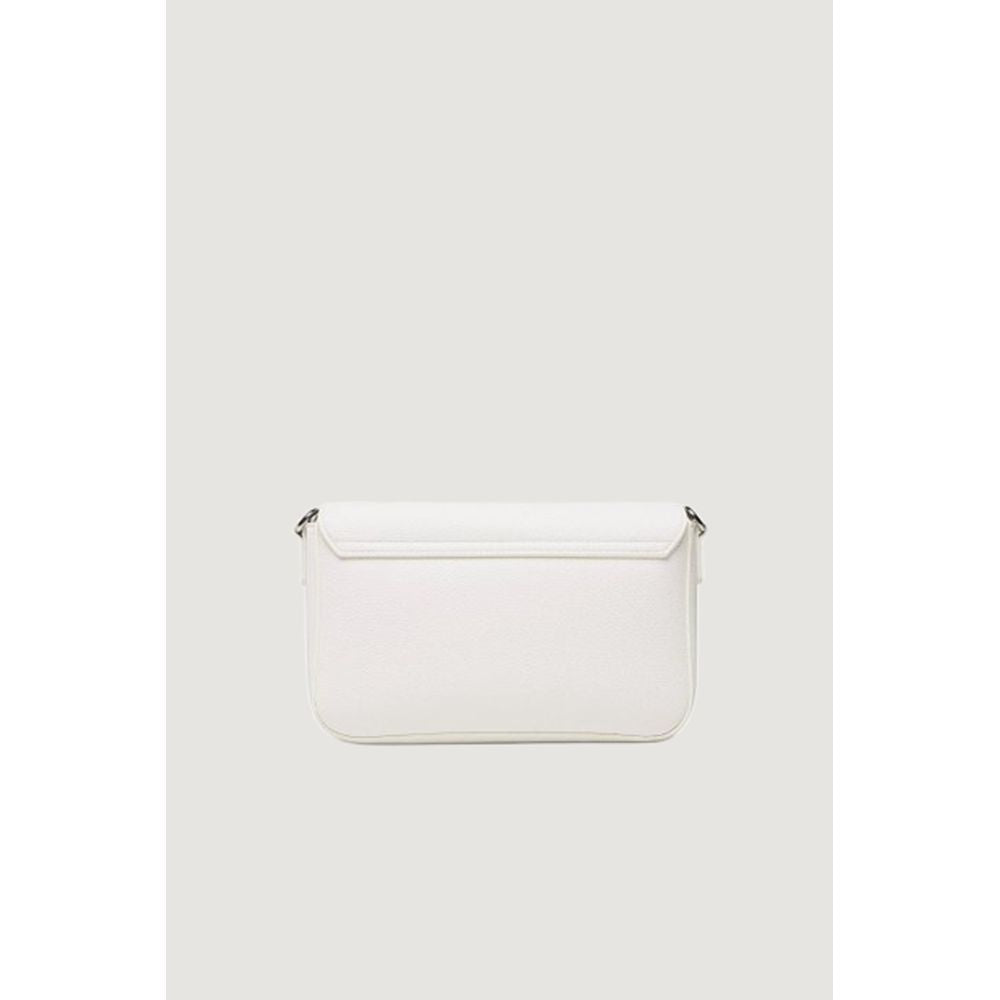 Armani Exchange White Synthetic Leather Handbag