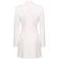 PINKO White Polyester Suits & Blazer